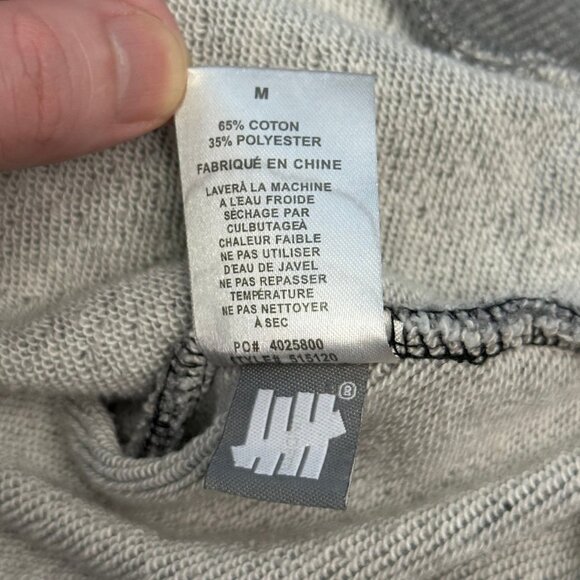 Undefeated UNDFTD Out Runner Men's Black/Gray Two-Tone Hoodie - Size Medium - Picture 9 of 10